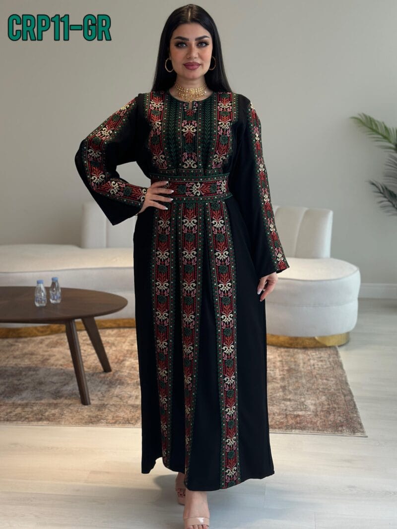 ⁦جلابية 3 عروق تطريز أردني⁩ - الصورة ⁦5⁩