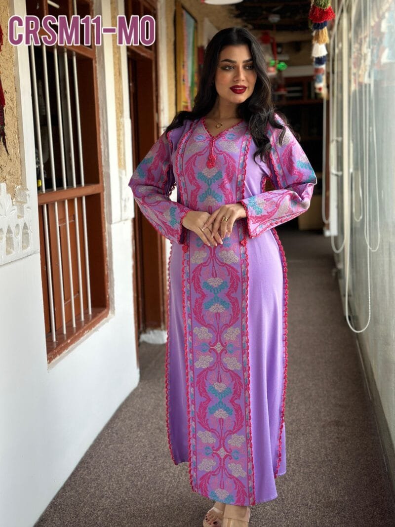 ⁦جلابية كريب سنارة 2025⁩ - الصورة ⁦3⁩