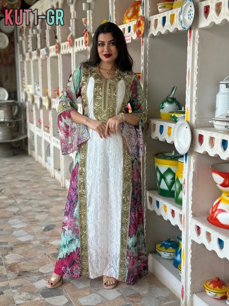 ⁦جلابية خليجي شك يدوي⁩ - الصورة ⁦8⁩
