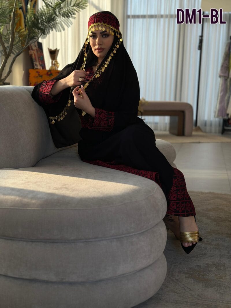 ⁦طقم حنة تطريز اردني⁩ - الصورة ⁦4⁩