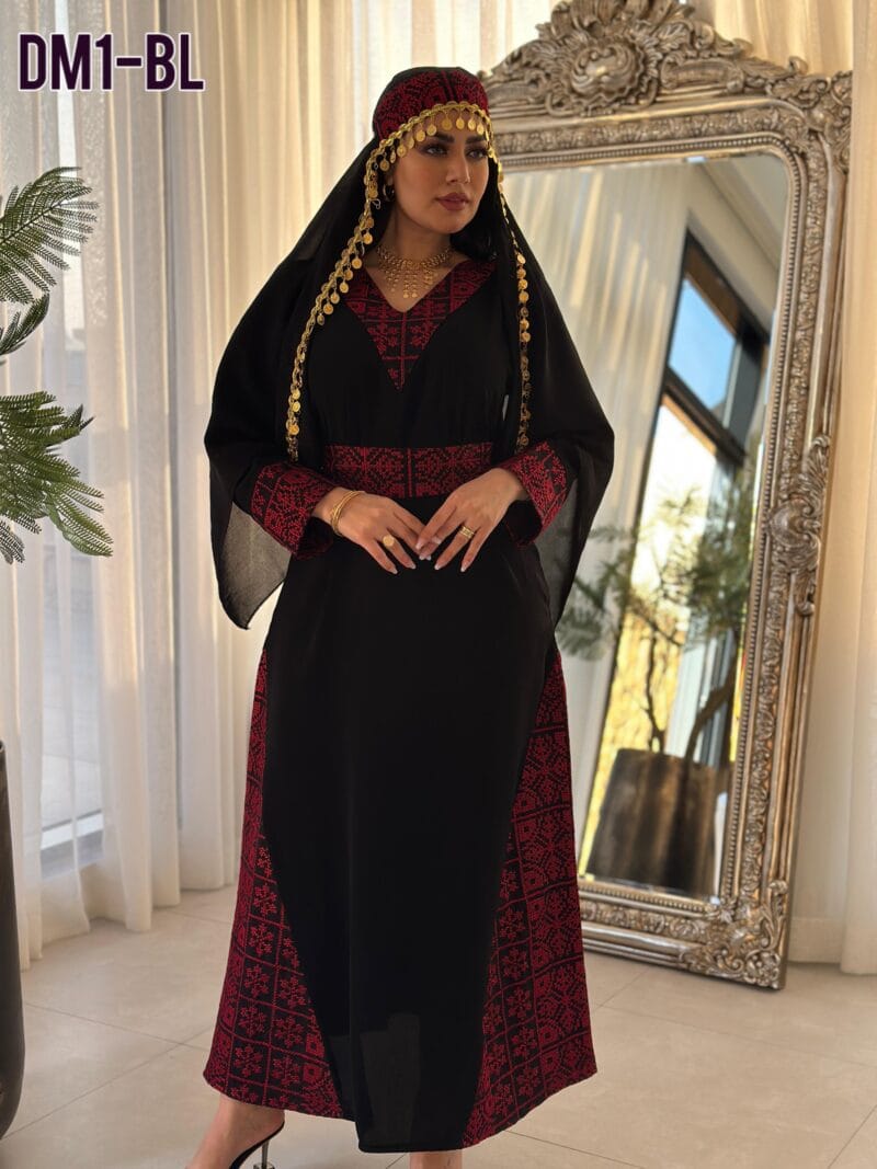 طقم حنة تطريز اردني