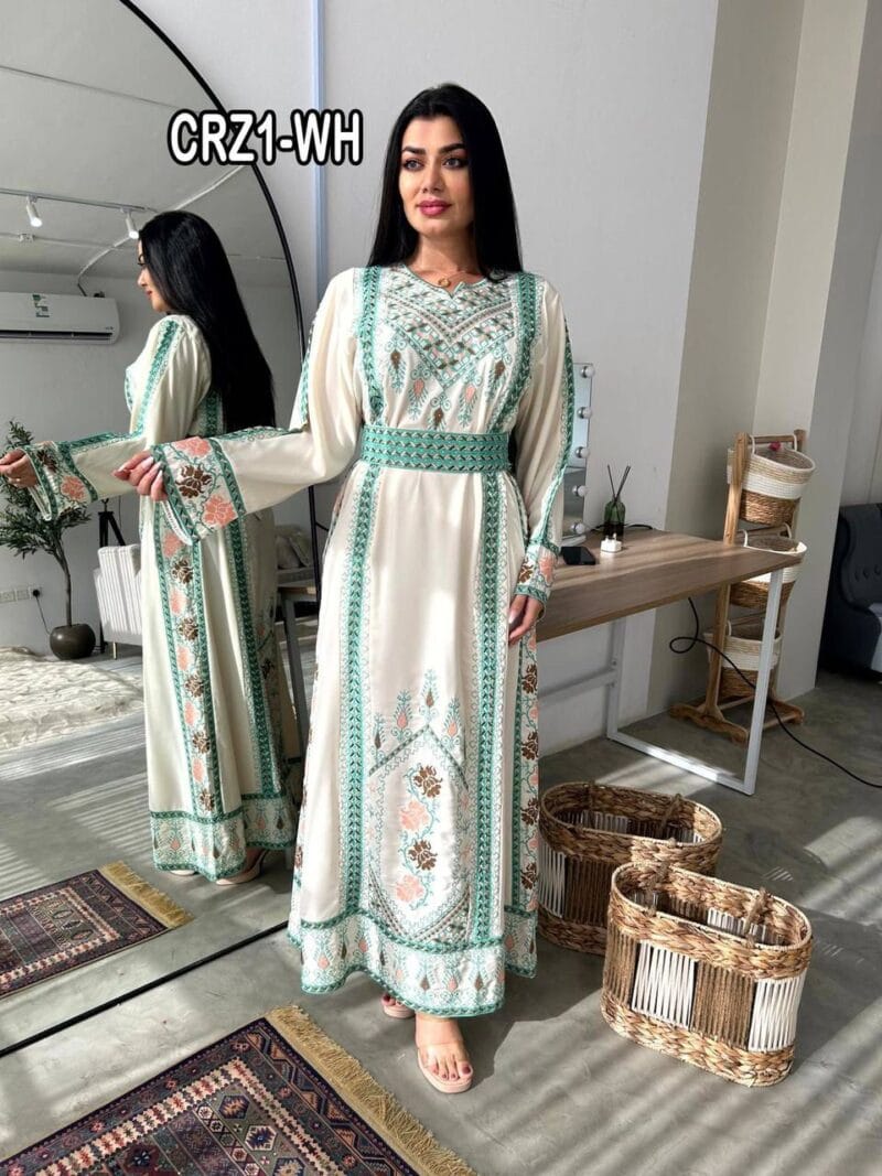 فستان كرب ملكي تطريز