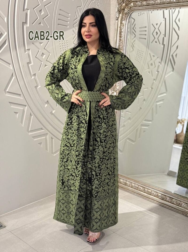 ⁦طقم تطريز أغباني قطعتين⁩ - الصورة ⁦3⁩