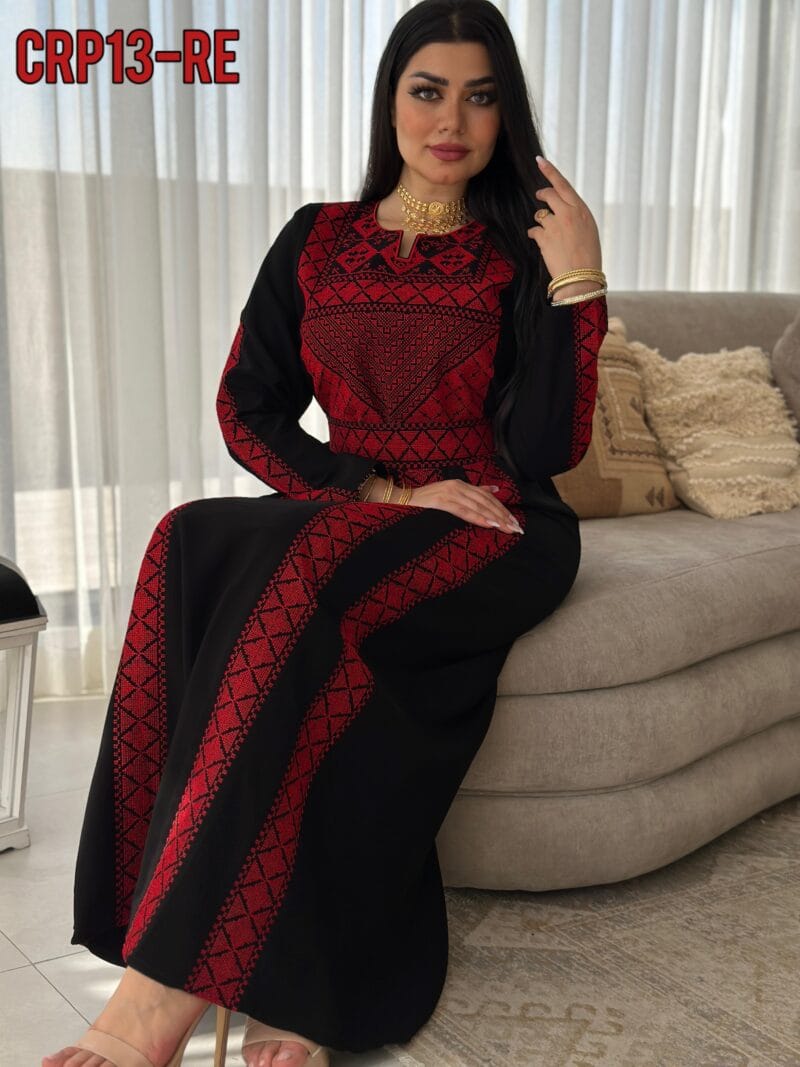 ⁦فستان عروق تطريز اردني⁩ - الصورة ⁦2⁩