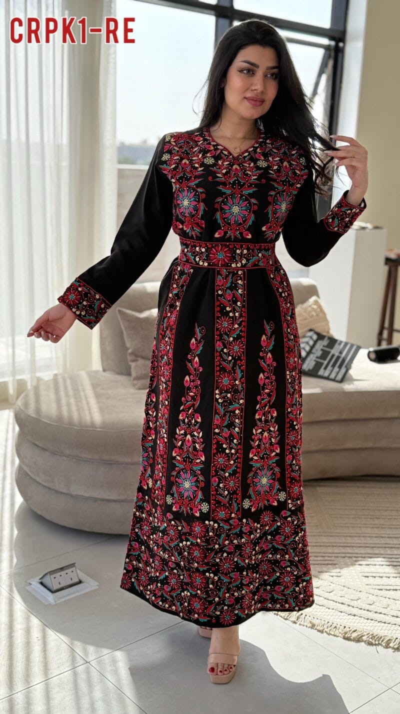 فستان ملكي تطريز اردني