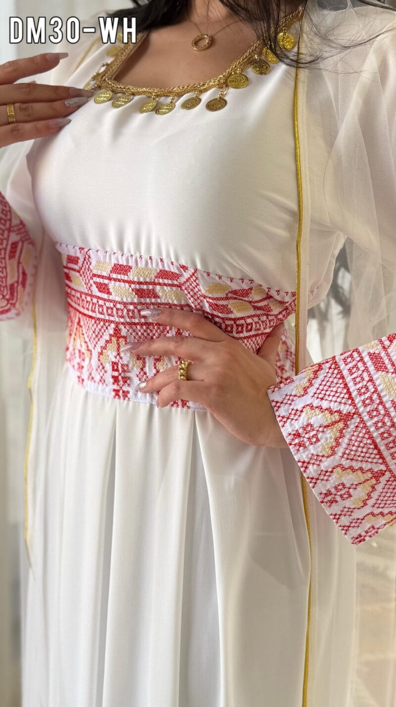 ⁦فستان شمالي ملكي تطريز⁩ - الصورة ⁦3⁩