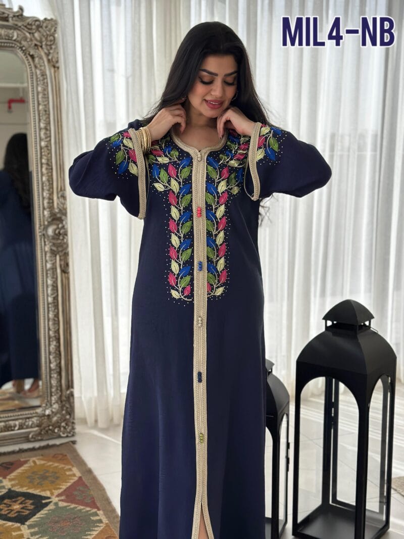 ⁦جلابية مغربي تطريز الماس⁩ - الصورة ⁦6⁩