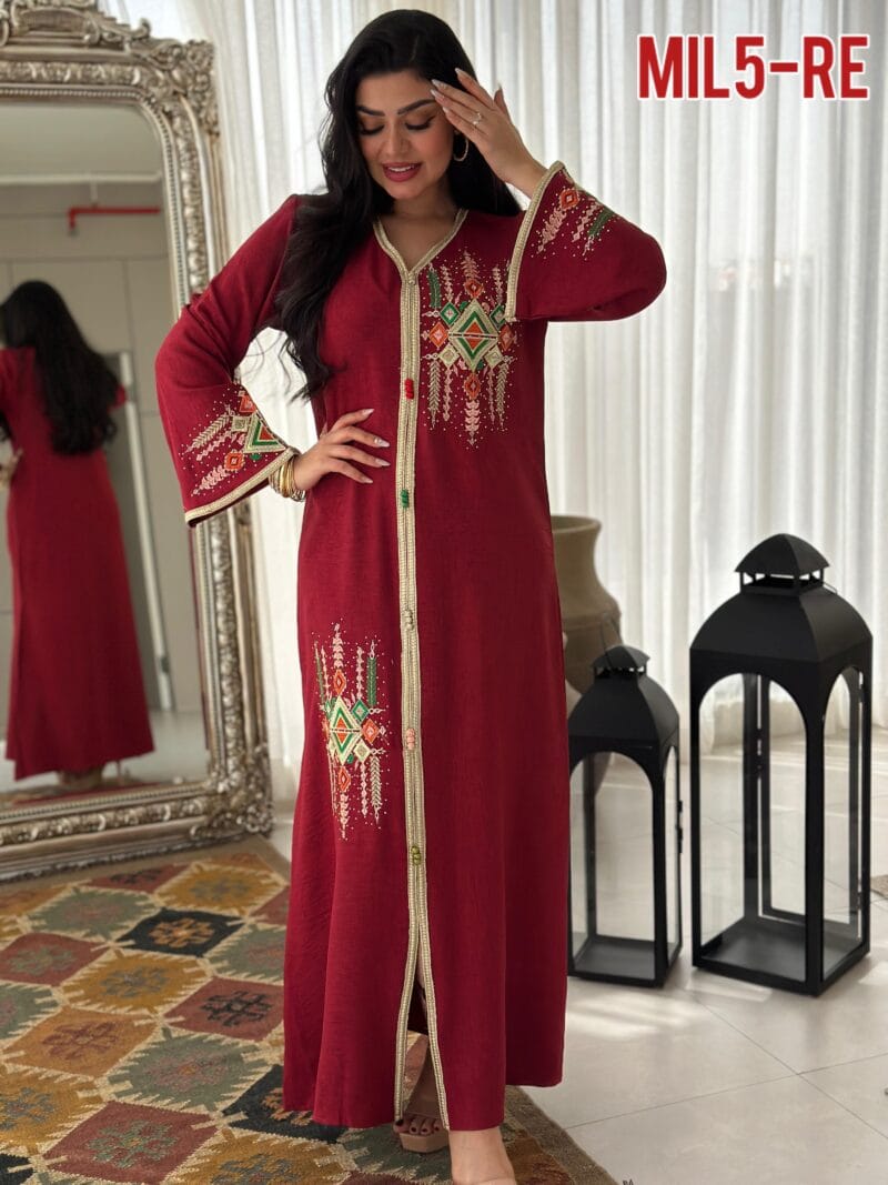 ⁦جلابية مغربي تطريزالماس⁩ - الصورة ⁦8⁩