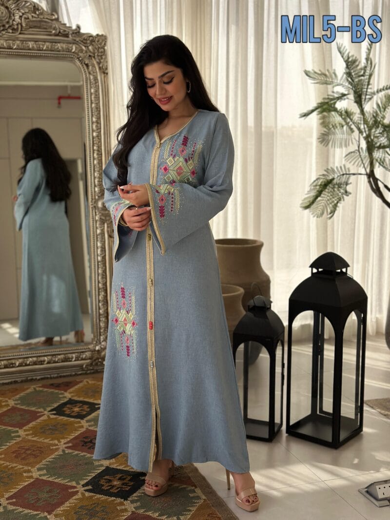 ⁦جلابية مغربي تطريزالماس⁩ - الصورة ⁦7⁩