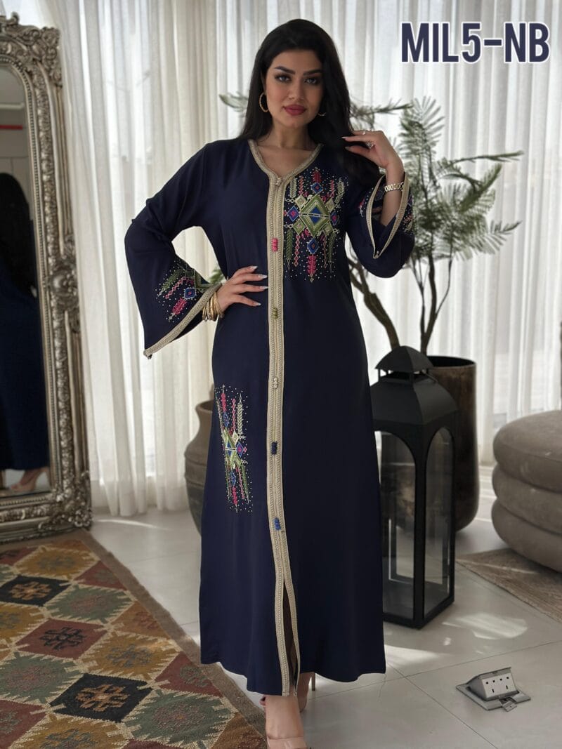 ⁦جلابية مغربي تطريزالماس⁩ - الصورة ⁦4⁩