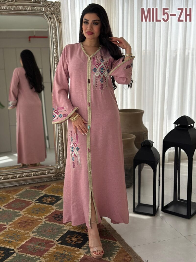 ⁦جلابية مغربي تطريزالماس⁩ - الصورة ⁦10⁩