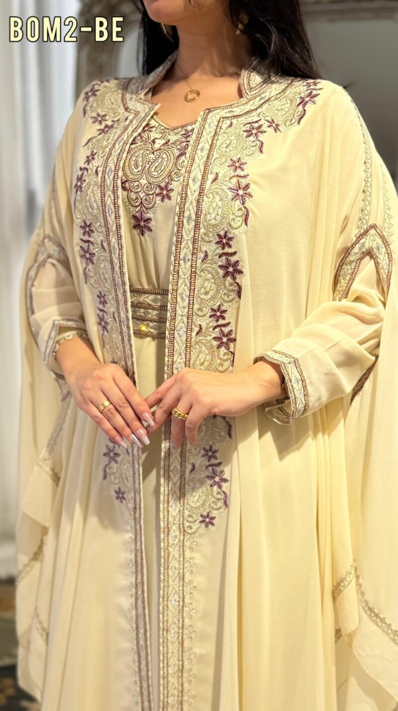 قفطان ملكي قطعتين تطريز