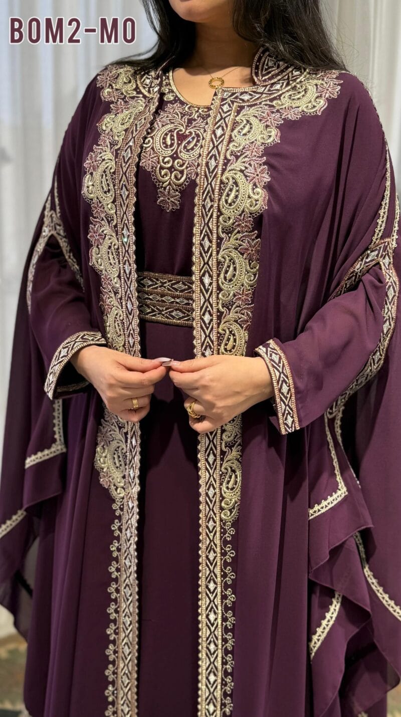 قفطان ملكي قطعتين تطريز