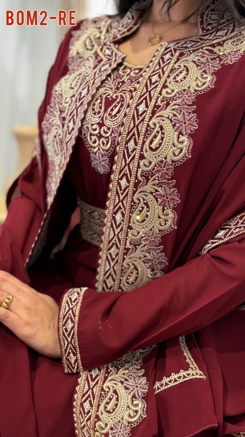 قفطان ملكي قطعتين تطريز