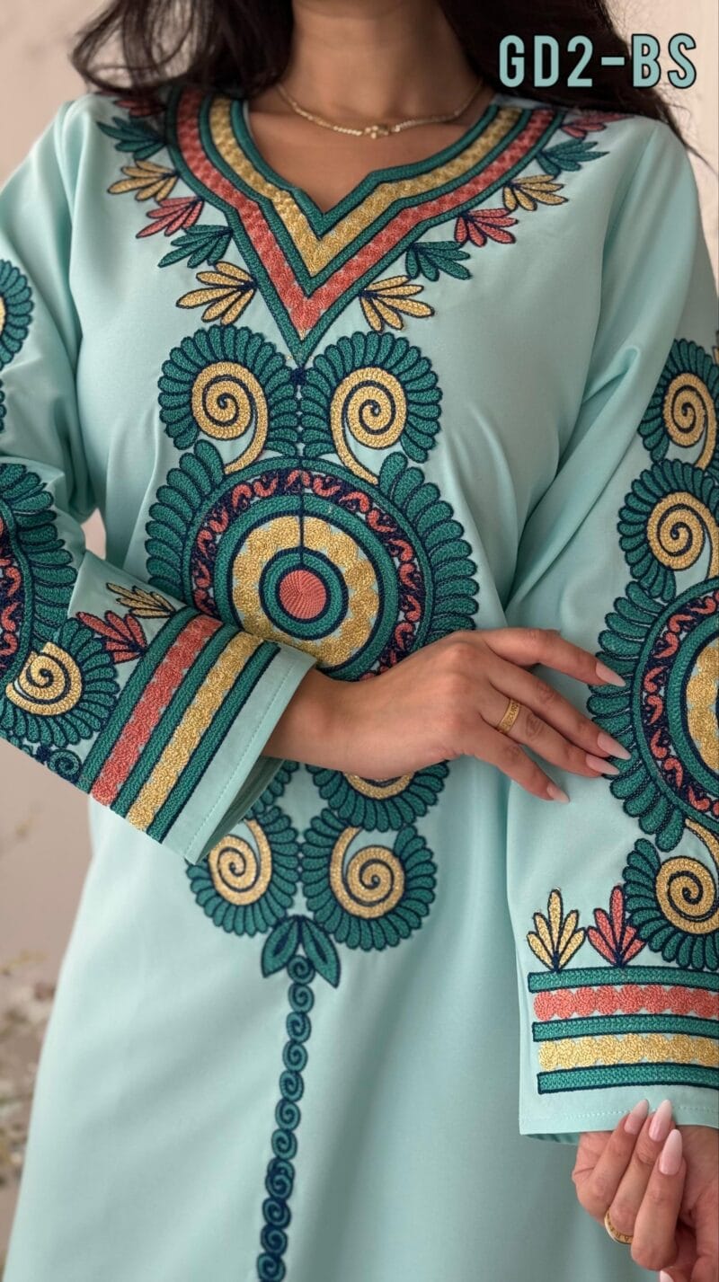 جلابية فوري صيفي تطريز