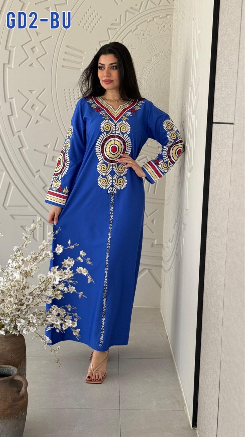 جلابية فوري صيفي تطريز