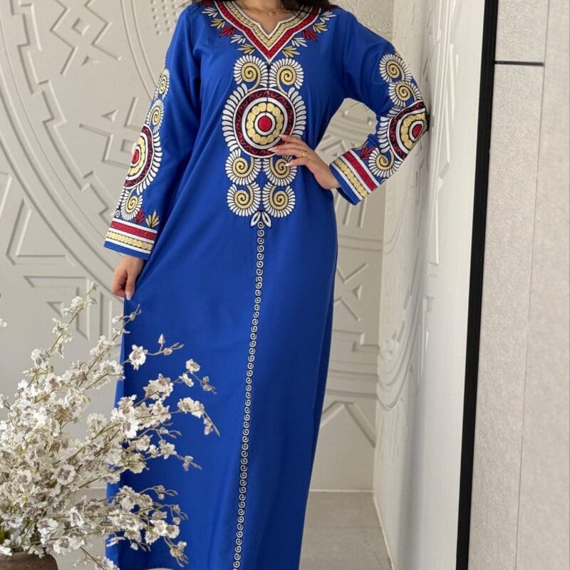جلابية فوري صيفي تطريز