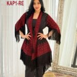 كاب شيفون تطريز فلسطيني