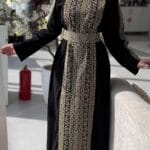 فستان تطريز فلسطيني الماس