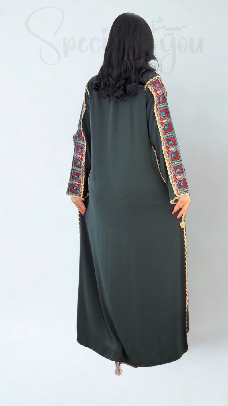 جلابية سنارة تطريز فلسطيني
