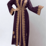 قفطان ملكي شيفون مُطرَّز