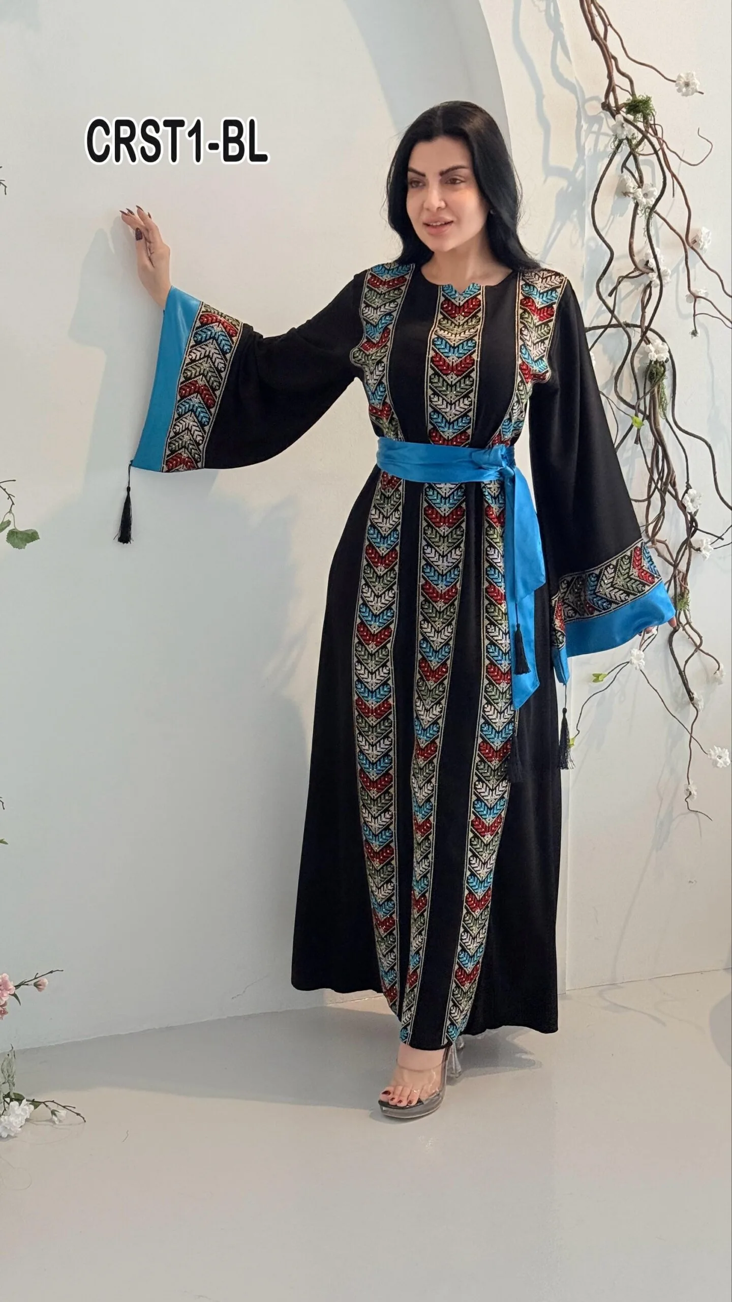 فستان ألماس فلسطيني فاخر