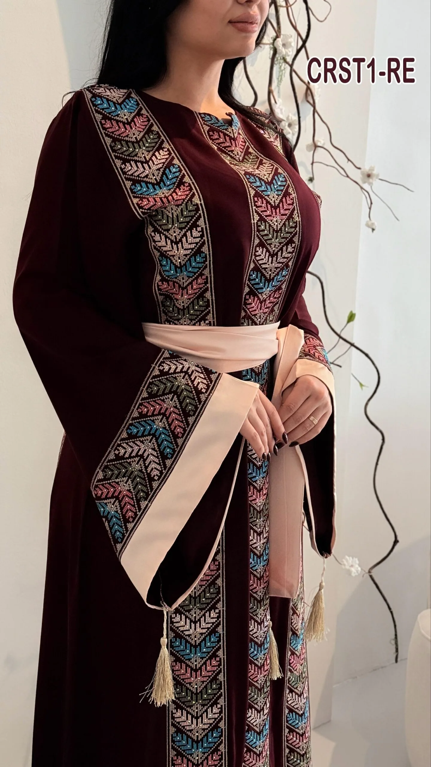فستان ألماس فلسطيني فاخر