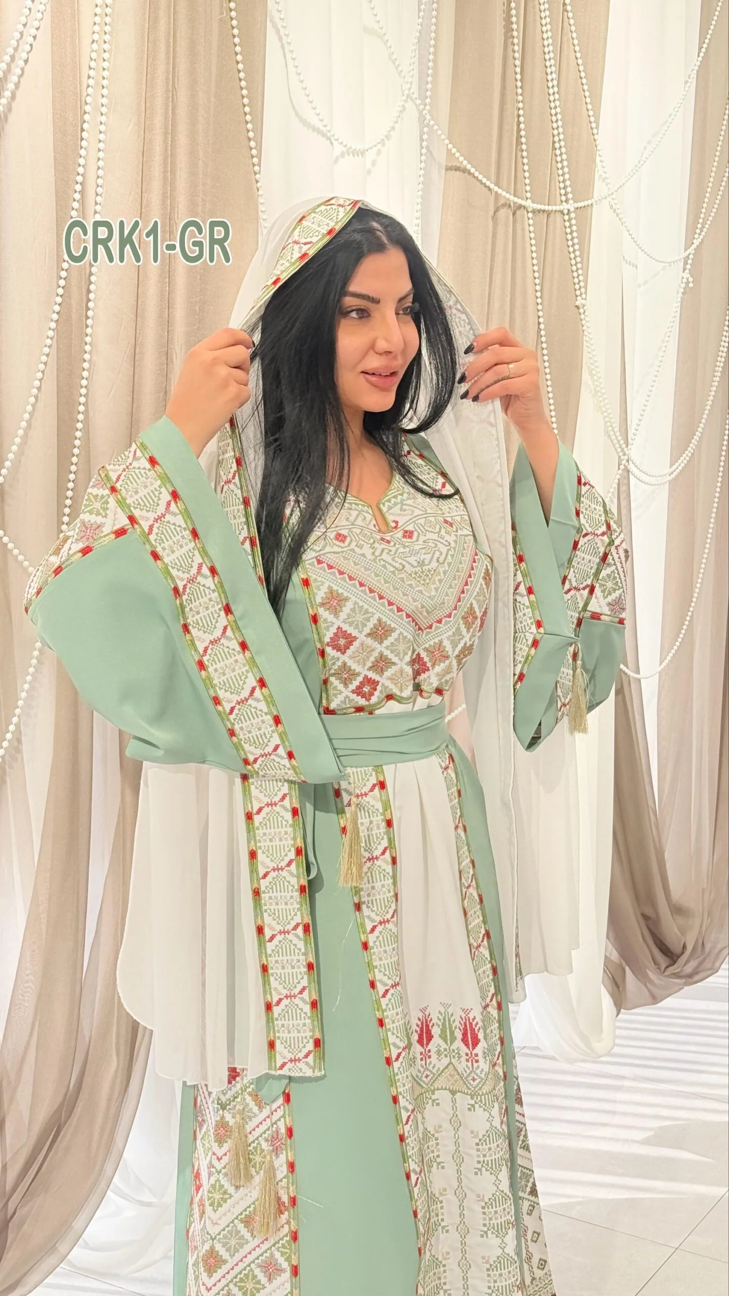 طقم كريب فلاحي فلسطيني