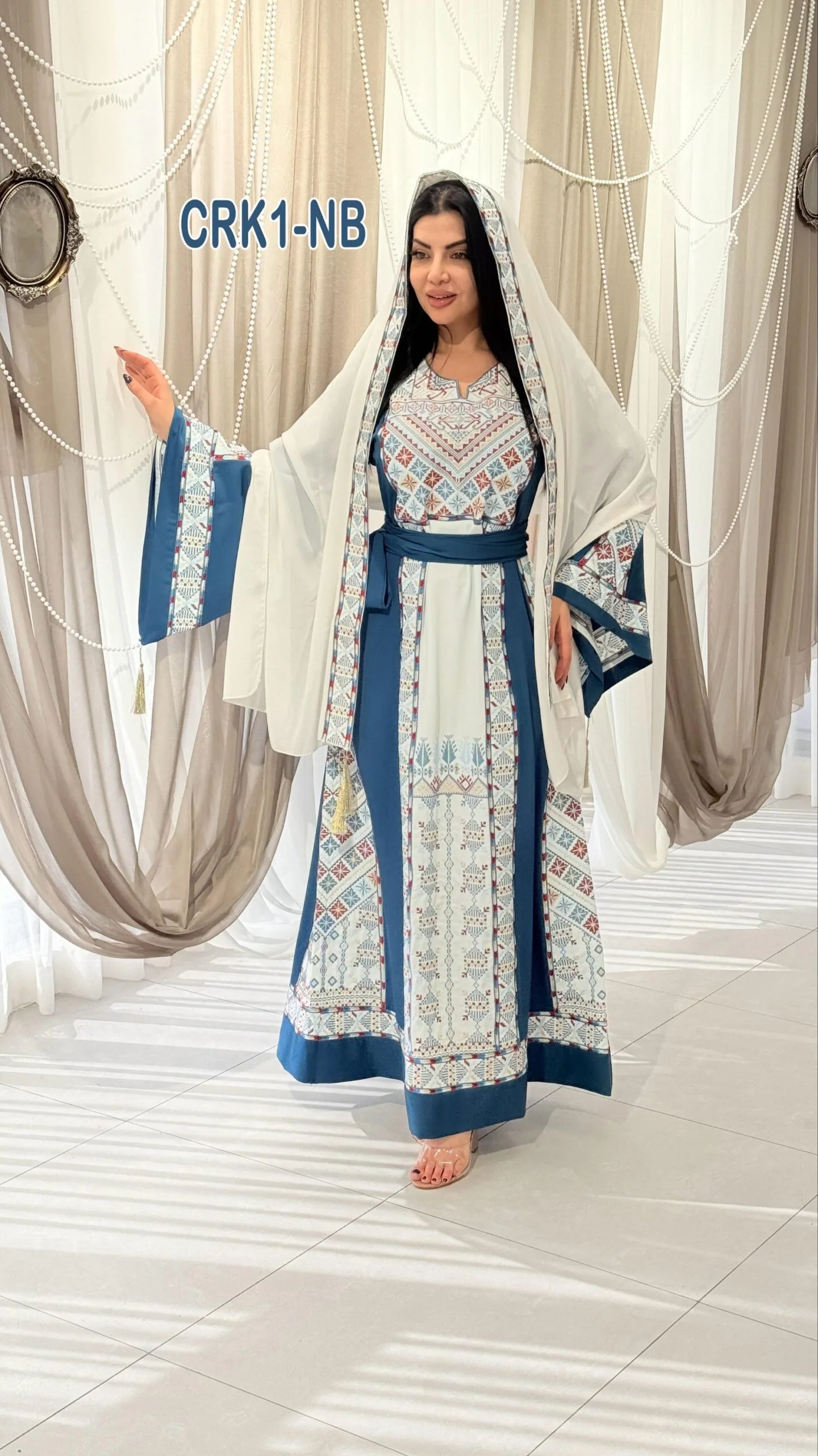 طقم كريب فلاحي فلسطيني