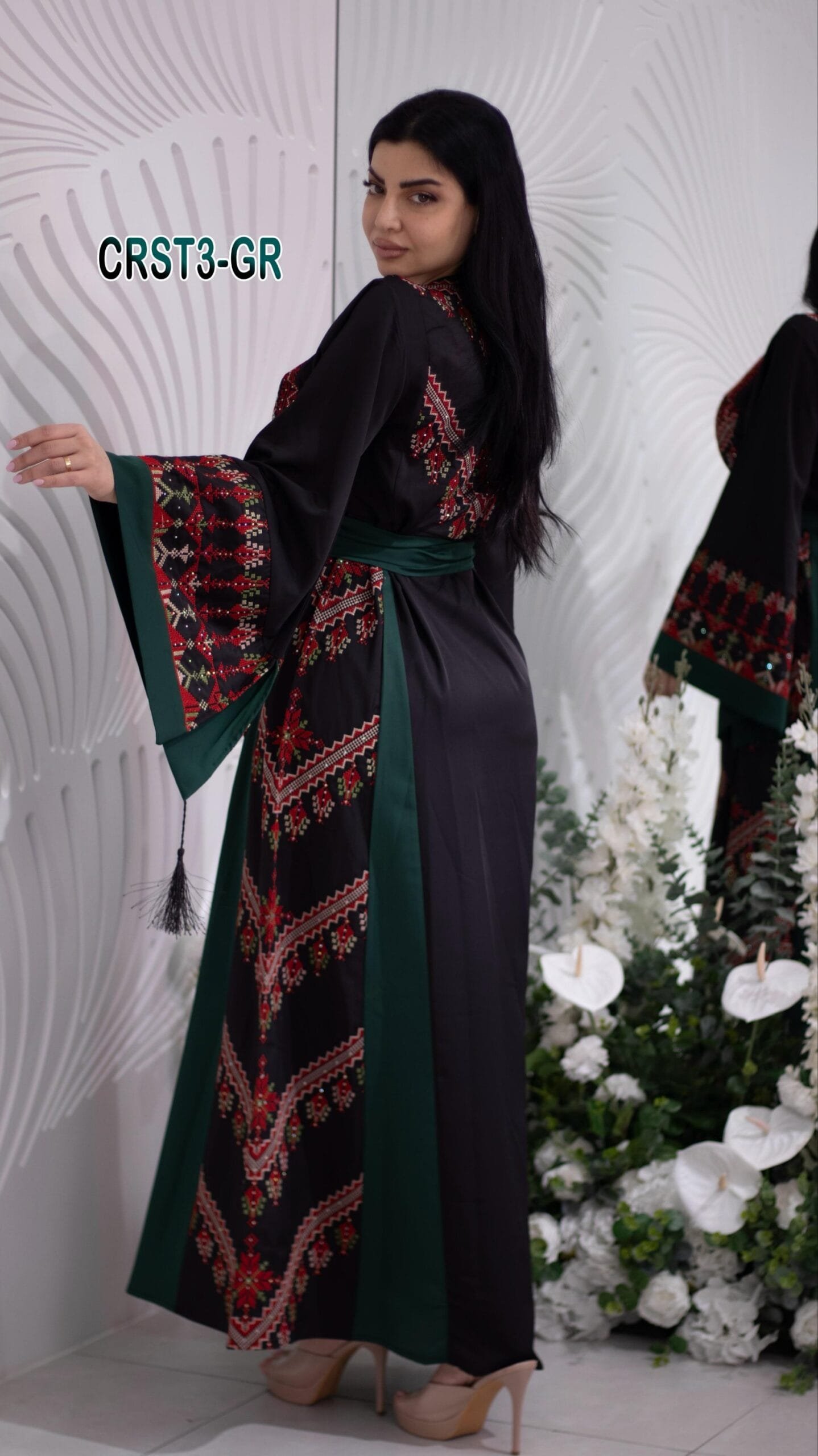 فستان فلاحي تطريز فلسطيني