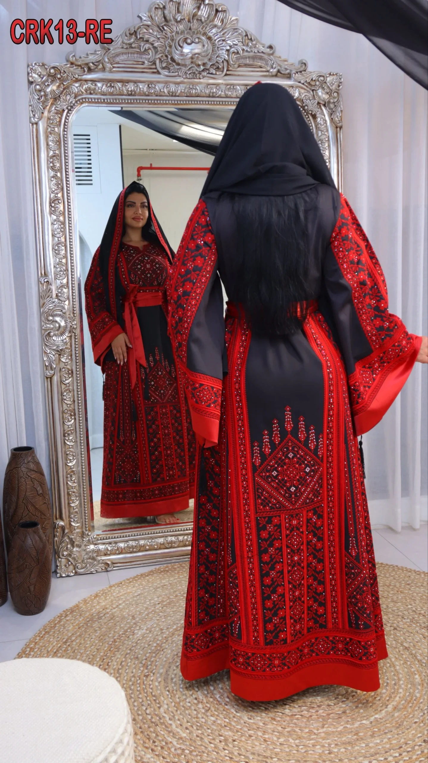 فستان طلس تطريز فلسطيني