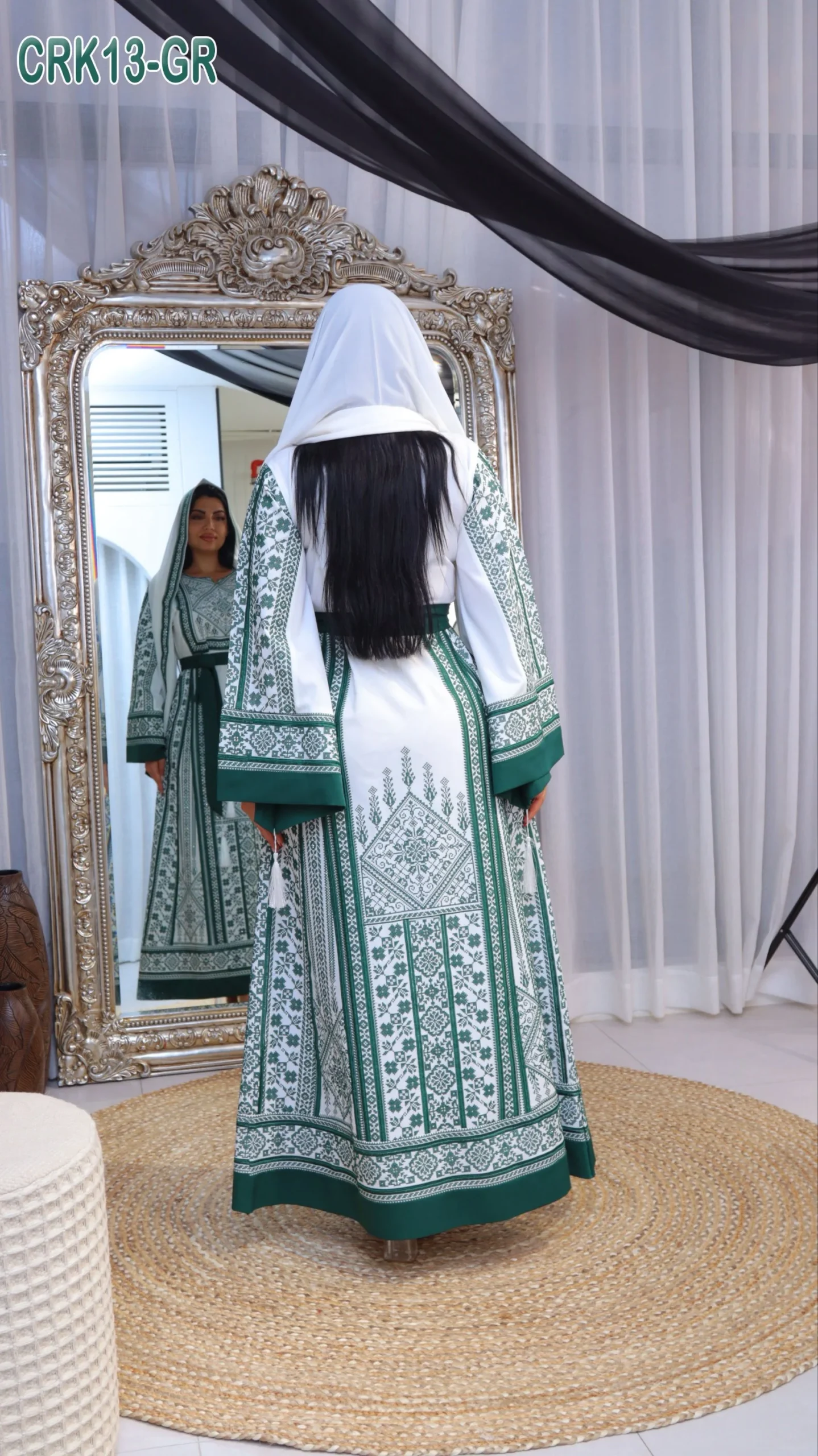 فستان طلس تطريز فلسطيني