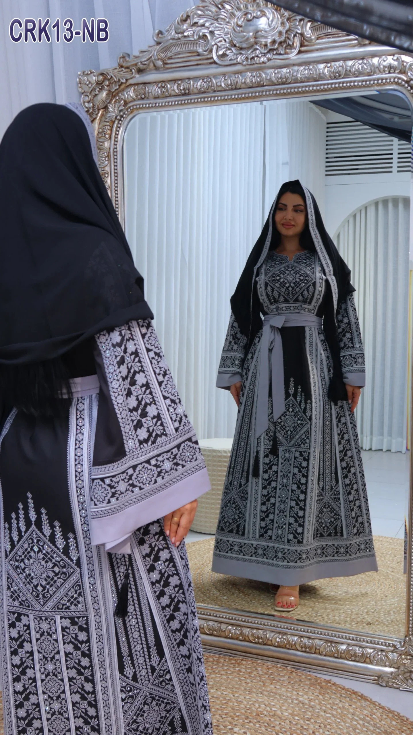 فستان طلس تطريز فلسطيني